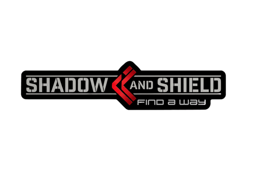 Shadow and Shield logo sticker product photo