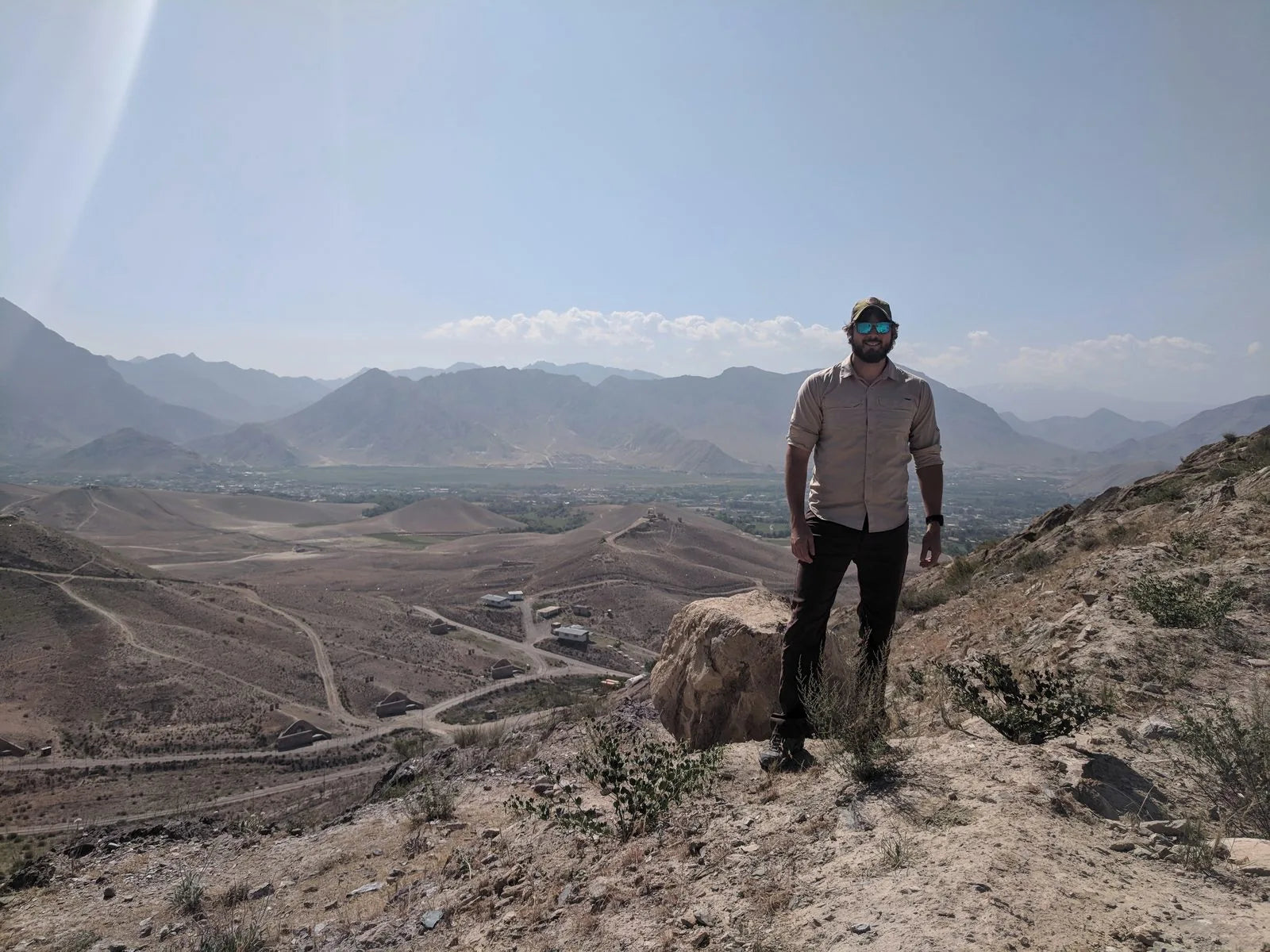 Jared Ringenberg, founder of daarc, Inc., during a field deployment