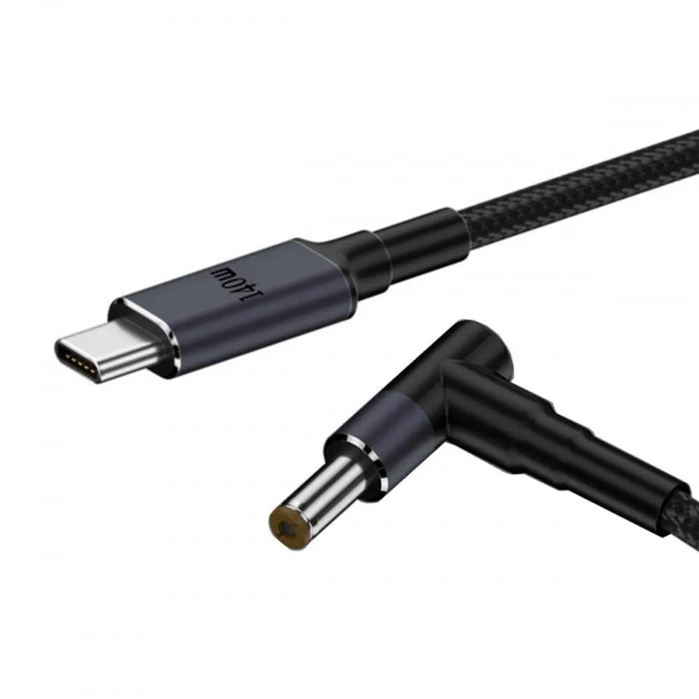 Included 140W USB-C-to-barrel power cable
