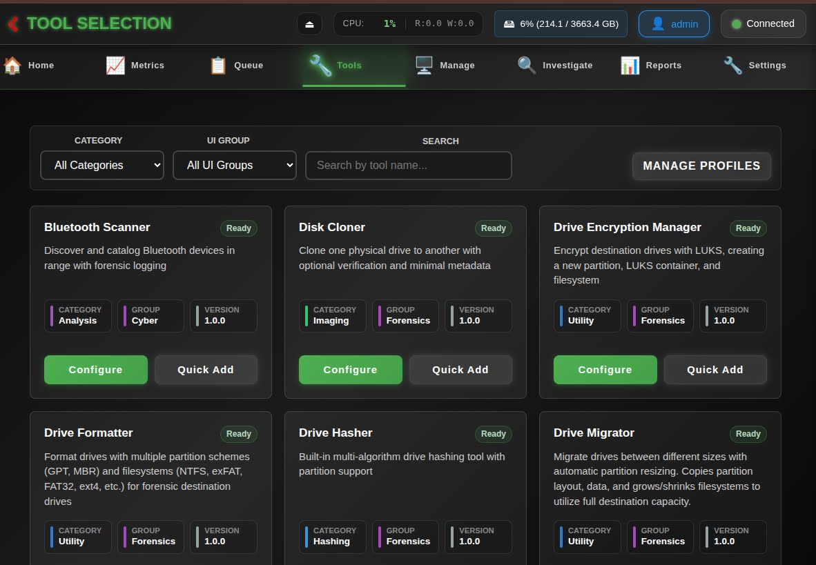 Shadow and Shield pre-release dashboard screenshot 1