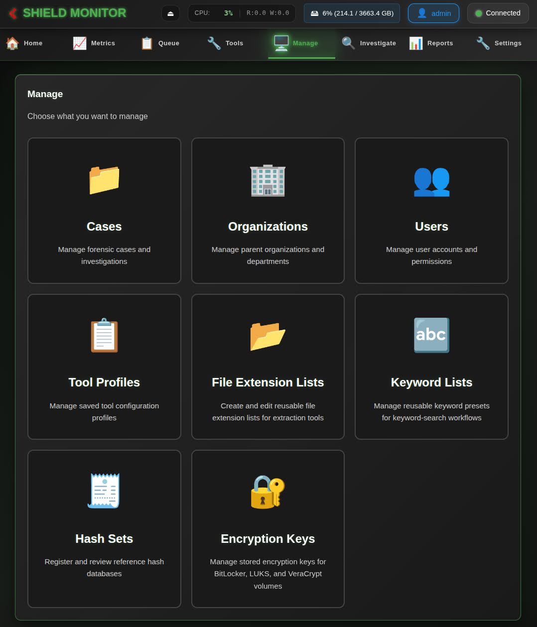 Shadow and Shield pre-release dashboard screenshot 2
