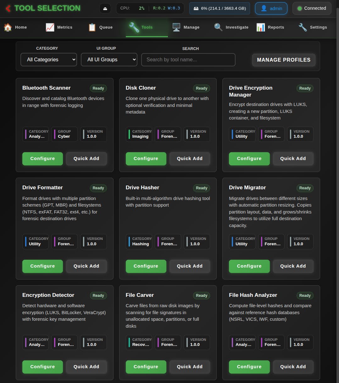 Shadow and Shield pre-release dashboard screenshot 3